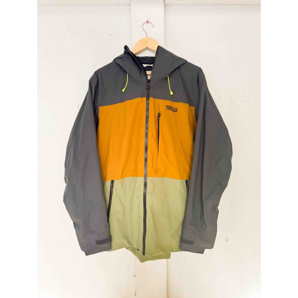 TREW Gear Jefferson Ski Jacket Mens Medium NWOT 20K Waterproof Colorblock
